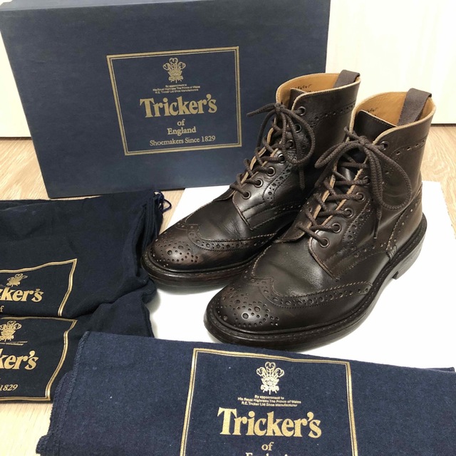  TRICKER'S STOW 5634カントリーブーツ UK6 メンズの靴/シューズ(ブーツ)の商品写真