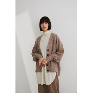 直販限定」 未使用 CLANEカーディガン、グレー サイズ www.m