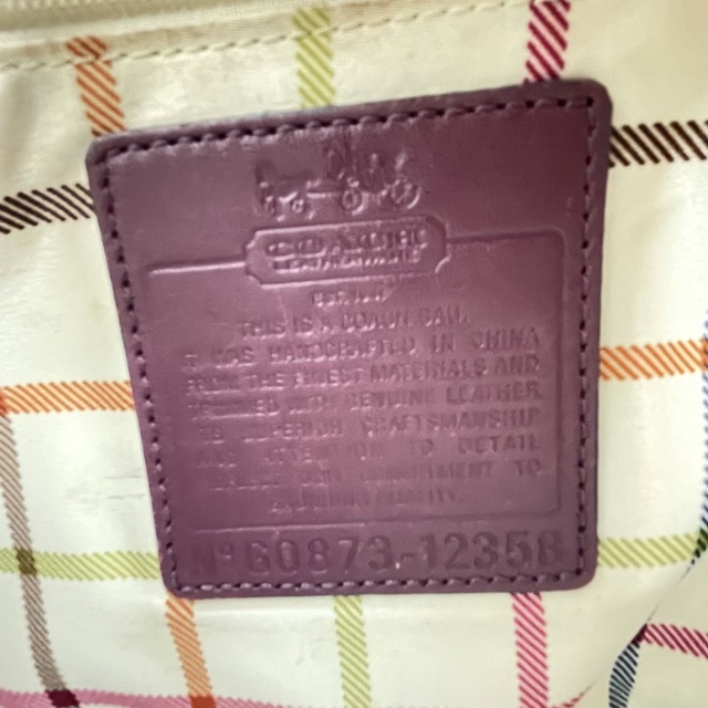 ■美品■ COACH コーチ レザー シグネチャー ハンドバッグ 馬車 ピンク