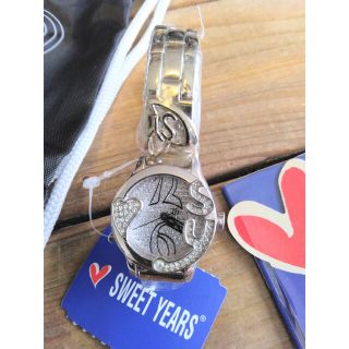 スウィートイヤーズ(SWEET YEARS)の★希少★未使用★　スウィートイヤーズ　スワロフスキー時計(バッグ付)(腕時計)