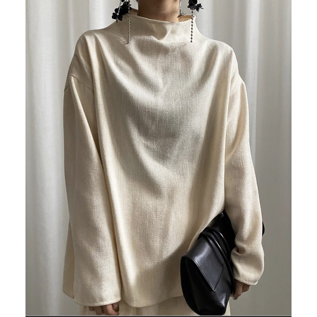 Ameri 新品♡ VELOR CORDUROYS HIGH NECK TOP