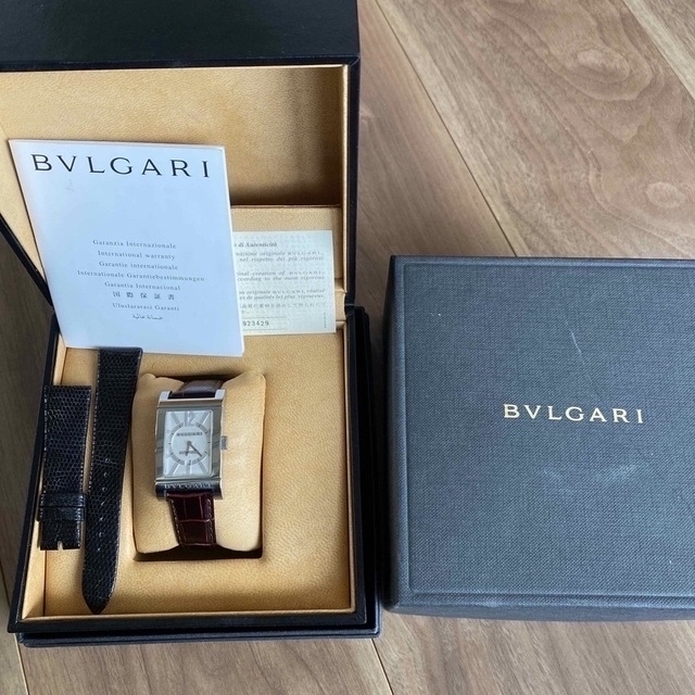 【期間限定】 BVLGARI - ブルガリ腕時計　レッタンゴロ　自動巻き　メンズ 腕時計(アナログ)