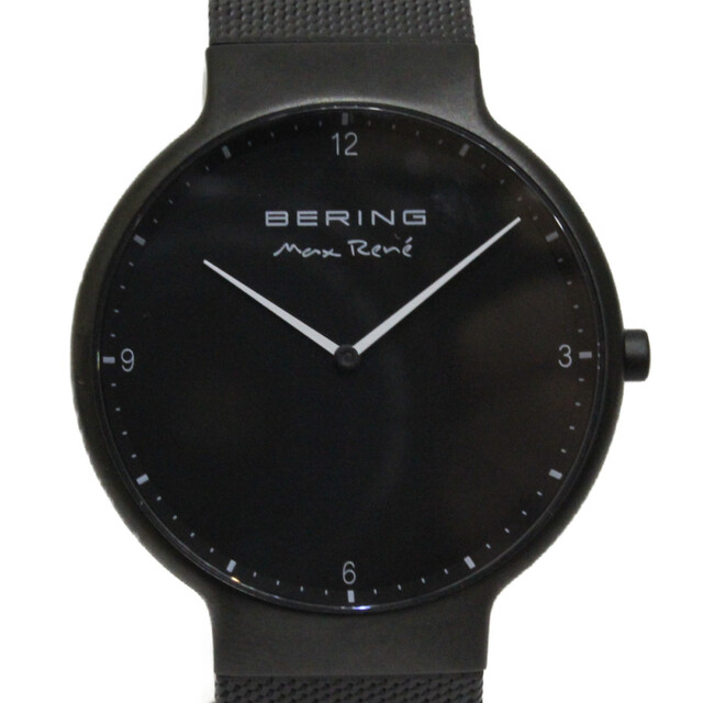 BERING　ベーリング　15540-123　クオーツ　SS　ブラック　メンズ　レディース　ウィメンズ　腕時計松前R56店