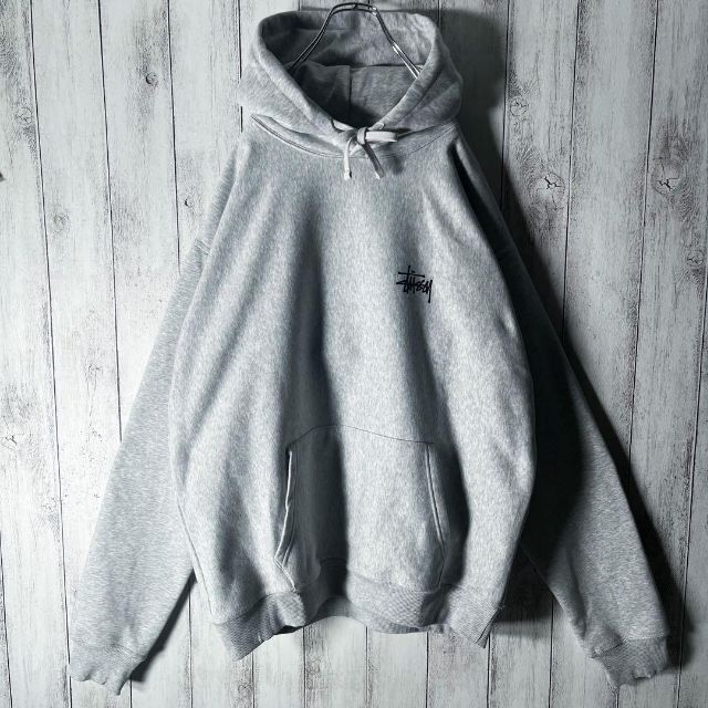 極美品 XL】ステューシー 両面プリント ショーンフォントロゴ パーカー