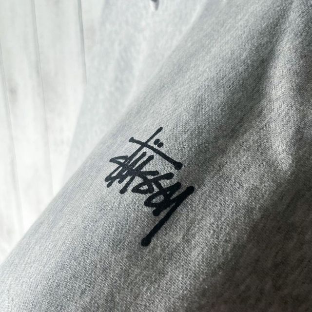 極美品 XL】ステューシー 両面プリント ショーンフォントロゴ パーカー