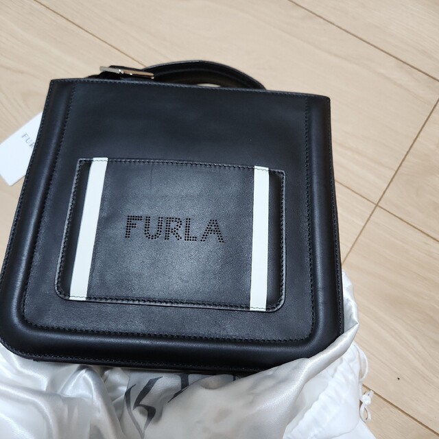 FURLA シエナ　ショルダーバック　グレー　グレージュ