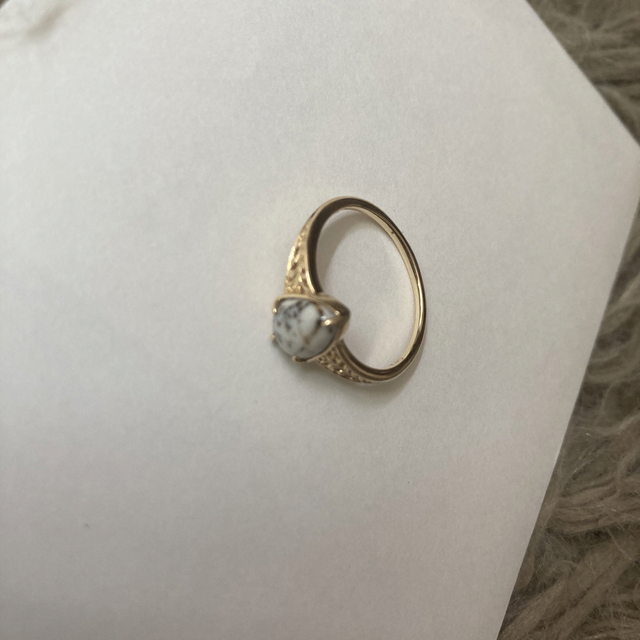 agete - 最終値下げ agate K10デンドライトオパールリングの通販 by