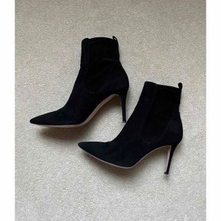 ジャンヴィットロッシ(Gianvito Rossi)のGianvito Rossi スエードショートブーツ(ブーツ)