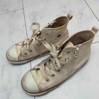 コンバース(CONVERSE)のコンバース　ハイカットスニーカー　オフホワイト　22(スニーカー)