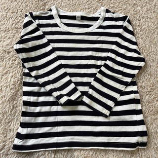 ムジルシリョウヒン(MUJI (無印良品))の薄手シャツ　100cm(Tシャツ/カットソー)