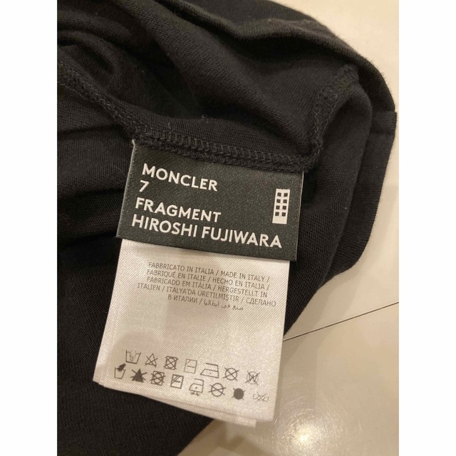 モンクレール Tシャツ ブラック黒 サイズL MONCLER 半袖Tシャツ 【限