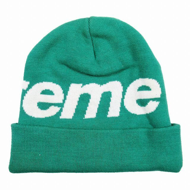 Supreme Big Logo Beanie 緑 Green