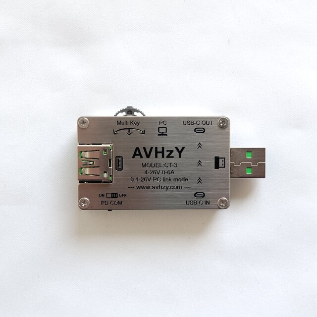 専用 AVHzY CT-3 USB3.1計測器 スマホ/家電/カメラのスマートフォン/携帯電話(バッテリー/充電器)の商品写真