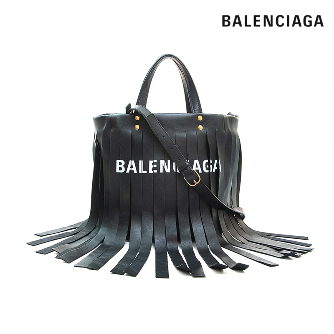 バレンシアガ BALENCIAGA フリンジ 2WAY ハンドバッグ