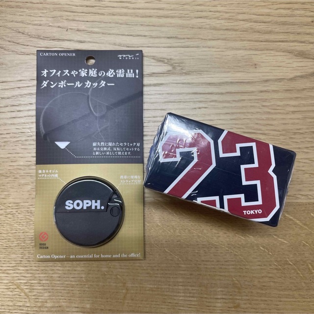 SOPH 23周年 ノベルティ ベアブリック100% カッター 非売品 soph