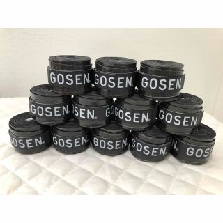 ゴーセン(GOSEN)のGOSEN グリップテープ 12個★迅速発送 黒色 テニゴーセン✳︎色変更可(その他)