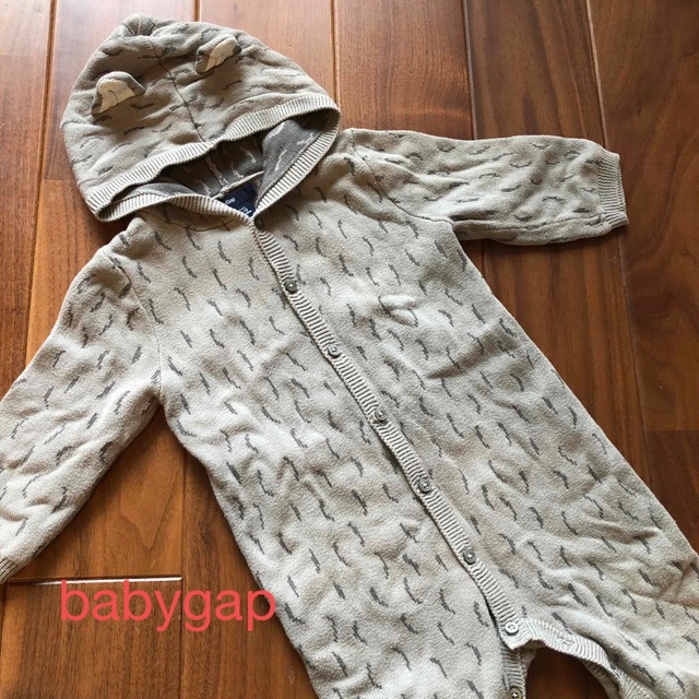 babyGAP(ベビーギャップ)のbabygap ニットロンパース  キッズ/ベビー/マタニティのベビー服(~85cm)(ロンパース)の商品写真