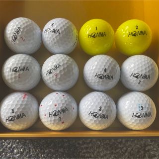 ホンマゴルフ(本間ゴルフ)のHONMA GOLF ロストボール ゴルフボール　白 黄色　オレンジ(その他)