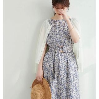 ナチュラルクチュール(natural couture)の【natural couture】ドット釦シアーカーディガン(カーディガン)