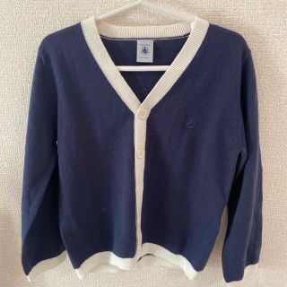 プチバトー(PETIT BATEAU)のプチバトー カーディガン110サイズ(Tシャツ/カットソー)