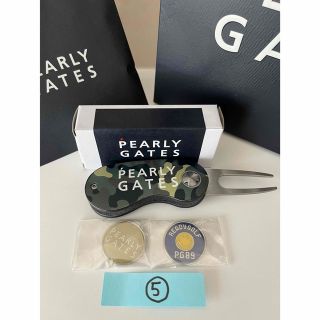 パーリーゲイツ(PEARLY GATES)の⑤ マーカー付PEARLYGATESパーリーゲイツグリーンフォーク迷彩柄カモフラ(その他)