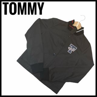 トミーガール(tommy girl)の【美品】トミー ガール 黒 tommy girl 春物ジャケット（レディース）(ダウンジャケット)