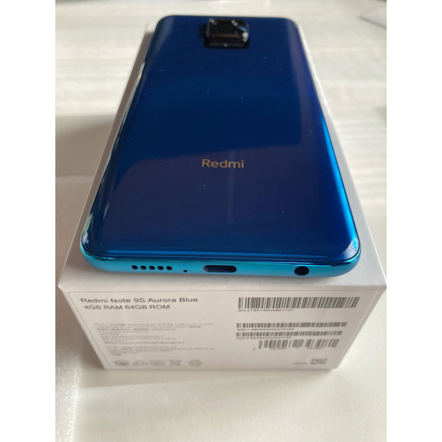 Xiaomi Redmi Note9S 64GB オーロラブルー シャオミー Xiaomi Redmi Note9S 64GB オーロラブルー シャオミー
