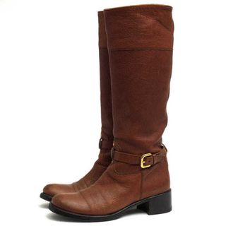 今ならほぼ即納! ☆PRADA プラダ ロングブーツ NEROブラック36☆23.5