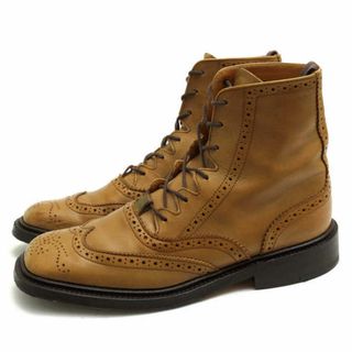 トリッカーズ(Trickers)のトリッカーズ／Tricker's レースアップブーツ シューズ 靴 レディース 女性 女性用レザー 革 本革 オリーブ カーキ  L5941 GHILLIE BOOTS ギリーブーツ ウイングチップ カントリーブーツ ウイングチップ グッドイヤーウェルト製法(ブーツ)