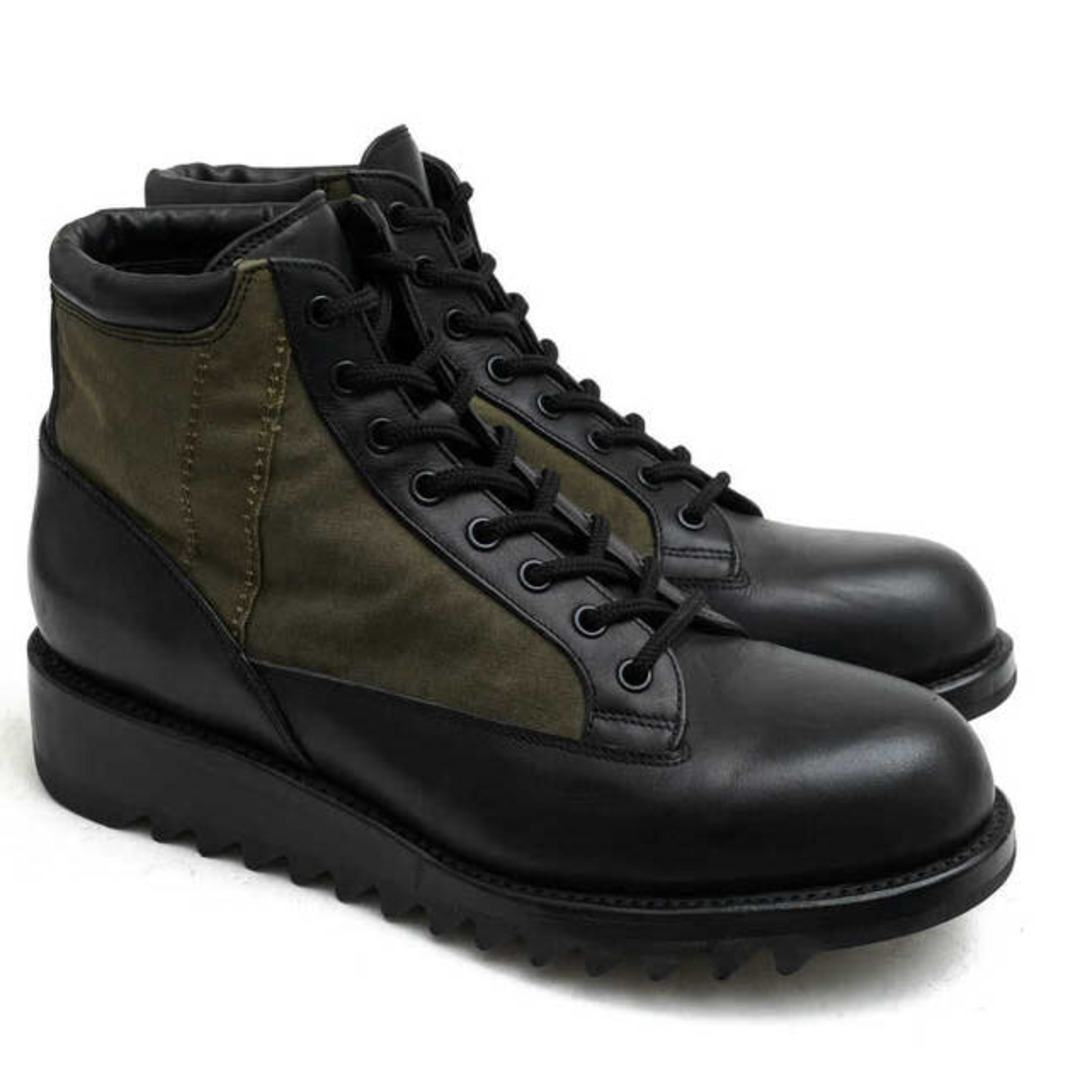 ロアー／roar ワークブーツ シューズ 靴 メンズ 男性 男性用レザー 革 本革 ブラック 黒 17FRQ-34 MILITARY TENT  BOOTS ミリタリー