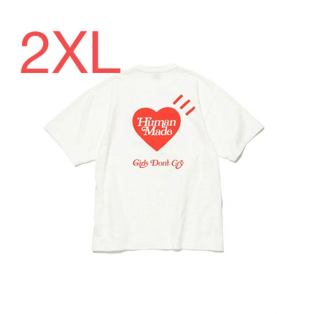 Girls Don't Cry(ガールズドントクライ)のHUMAN MADE GDC Valentine's Day T-Shirt メンズのトップス(Tシャツ/カットソー(半袖/袖なし))の商品写真