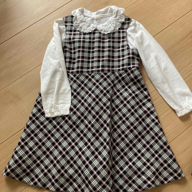 女の子　入園式　110 キッズ/ベビー/マタニティのキッズ服女の子用(90cm~)(ドレス/フォーマル)の商品写真