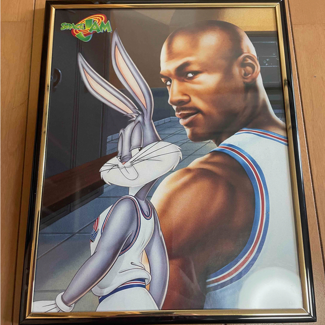 NIKE(ナイキ)のspace jam 1996年製 JORDAN Bugs Bunny ポスター インテリア/住まい/日用品のインテリア/住まい/日用品 その他(その他)の商品写真