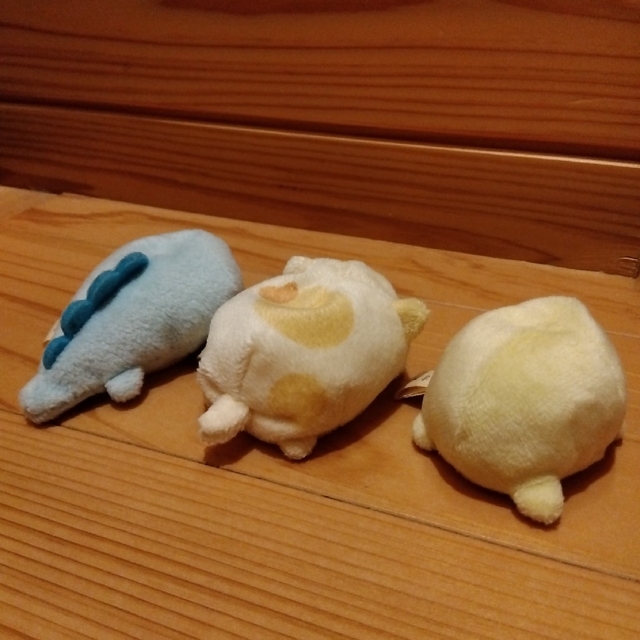 すみっコぐらし たぴおか てのりぬいぐるみ 寝そべり - キャラクターグッズ