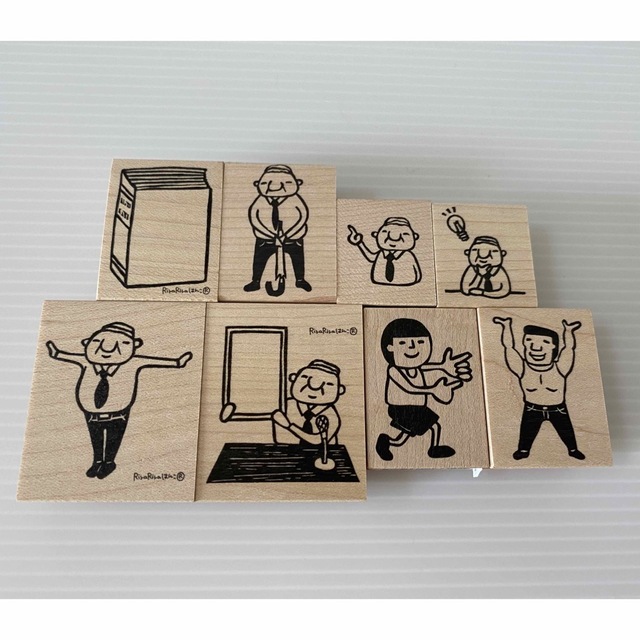 新品・未使用 RiraRiraはんこ8個セット 定番の中古商品 5693円引き