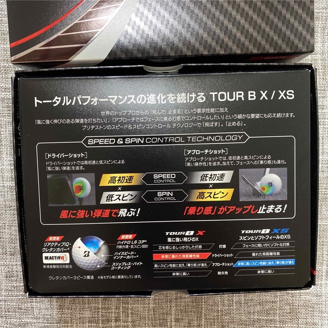 BRIDGESTONE   ブリヂストン ゴルフボール TOUR ツアー B X 年