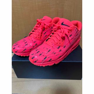 ナイキ(NIKE)の【美品】NIKE AIR MAX 90 “Bright Crimson”27cm(スニーカー)