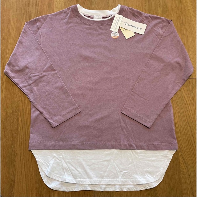 coen(コーエン)のコーエン coen USAコットン　レイヤーロングTシャツ　L  LT.PINK メンズのトップス(Tシャツ/カットソー(七分/長袖))の商品写真