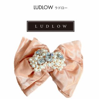 ♡LUDLOW ピンクリボンバレッタ♡