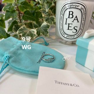 ティファニー(Tiffany & Co.)のティファニー　Tワイヤーリング　ティーワイヤー　9号　ホワイトゴールド　k18(リング(指輪))