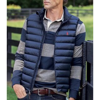 ポロラルフローレン(POLO RALPH LAUREN)の美品！Polo Ralph Lauren パッカブルダウンベスト　(ダウンベスト)