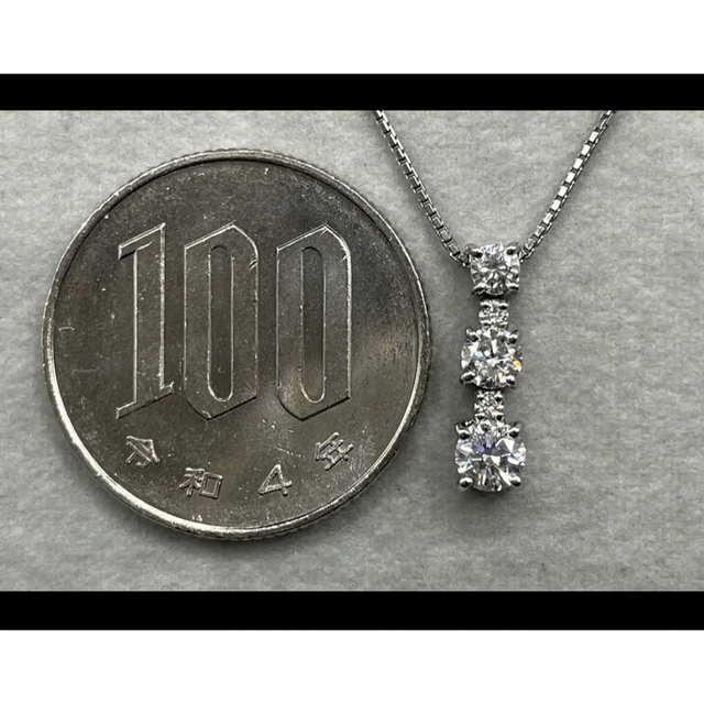 専用JA231★高級 TRILOGYダイヤモンド0.507ct ネックレス