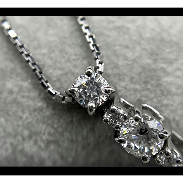 専用JA231★高級 TRILOGYダイヤモンド0.507ct ネックレス