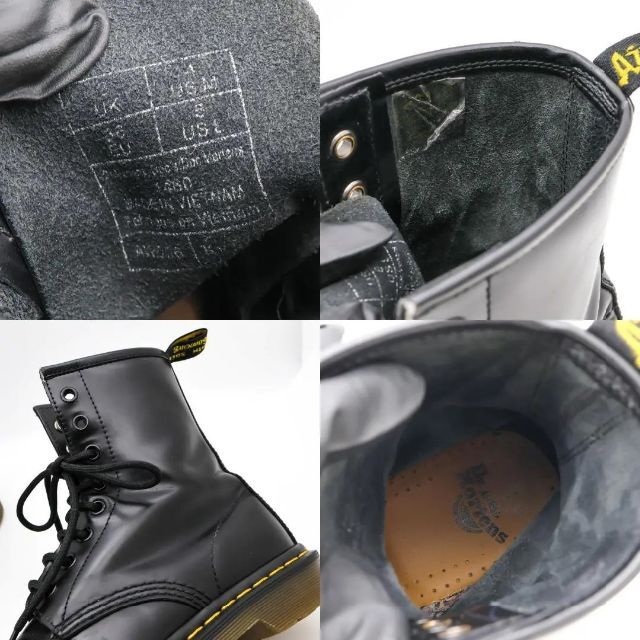 人気》DR. MARTENS ブラック レースアップ アンクルブーツ 22 - ブーツ