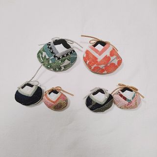 ハンドメイド　お雛様　貝　ちりめんお雛様　ひな祭り(人形)