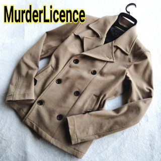 Murder License - マーダーライセンス ピーコート 44 ベージュ キレイ ...