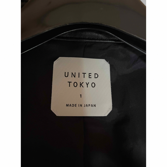 UNITED TOKYO(ユナイテッドトウキョウ)のUNITED TOKYO ラムレザーシングルライダース メンズのジャケット/アウター(ライダースジャケット)の商品写真