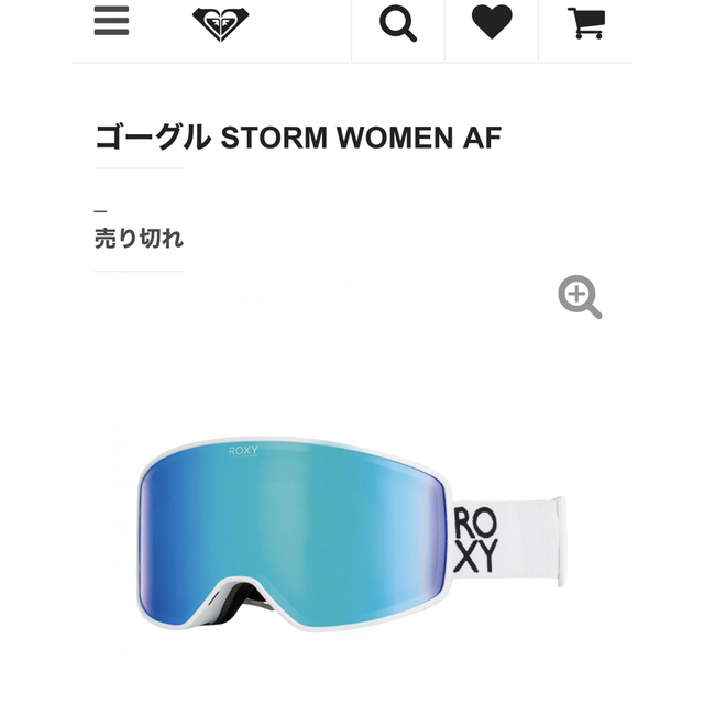 Roxy(ロキシー)の【新品】ROXY ロキシー ウィンター ゴーグル スポーツ/アウトドアのスノーボード(アクセサリー)の商品写真