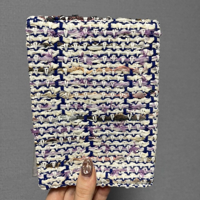 COOHEM(コーヘン)のCOOHEM Knit Tweed Life ブックカバー ハンドメイドの文具/ステーショナリー(ブックカバー)の商品写真