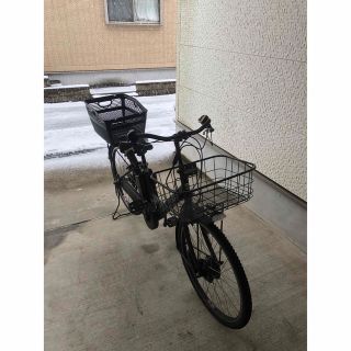 ブリヂストン(BRIDGESTONE)の電動式自転車 ブリヂストン ステップクルーズ カーキ色(自転車本体)